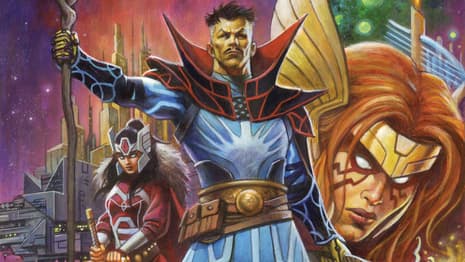 DOCTOR STRANGE Teams Up With Angela For New Comic Book Series Taking Him On A Journey Through The Cosmos