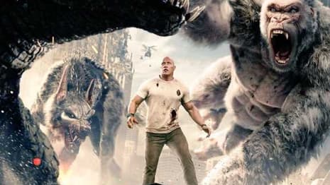 Dwayne Johnson Has A Monster Problem On A New International Poster For RAMPAGE; China Release Date Set