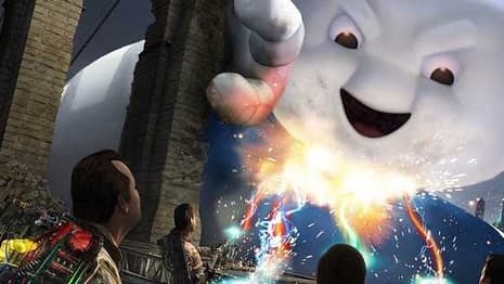 GHOSTBUSTERS 2020 Set Photos Feature The ECTO-1 And An Awesome Stay-Puft Marshmallow Man Easter Egg