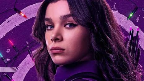 HAWKEYE Character Posters Spotlight Clint Barton, Kate Bishop, And Lucky The Pizza Dog