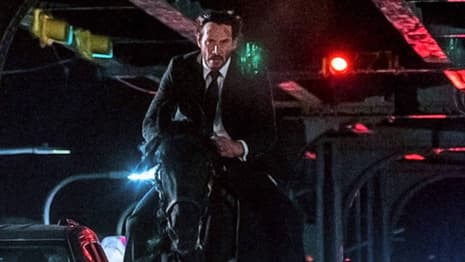 JOHN WICK 3: PARABELLUM Star Keanu Reeves Rides Back Into Action In A Badass New Photo