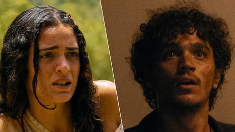 JURASSIC WORLD REBIRTH Stars Luna Blaise & David Iacono Break Down Being Chased By A T-Rex (Exclusive)