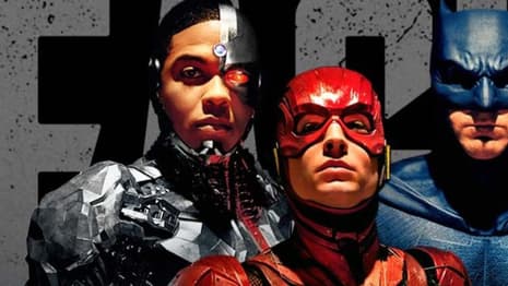 JUSTICE LEAGUE: Batman, Wonder Woman, Aquaman, The Flash And Cyborg Stand Tall On This New Banner