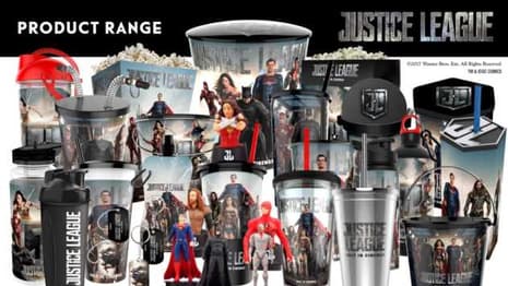 JUSTICE LEAGUE Theater Merchandise Images Provide New Looks At Superman, Batman And The Rest Of The Team