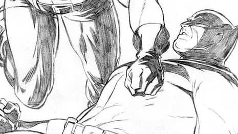 Marvel Comics Artist Joe Quesada Shares Amazing Sketches Of Captain America Vs. Batman And Harley Quinn