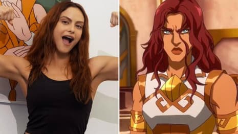 MASTERS OF THE UNIVERSE Star Camila Mendes Suits-Up As Teela In New BTS Photos