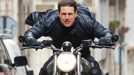 MISSION: IMPOSSIBLE 7 Set Photos Show Tom Cruise Racing Into Action On A Police Motorcycle
