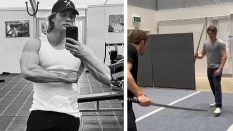 Nicholas Galitzine Show's He's HE-MAN Ready With Chiseled Biceps & Sword Training For MASTERS OF THE UNIVERSE