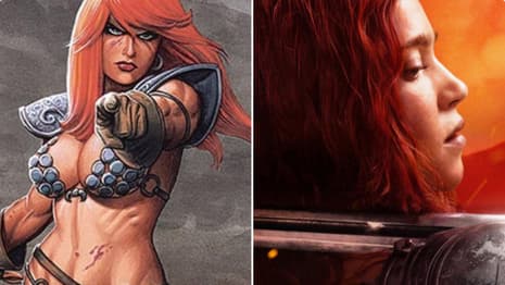 RED SONJA Leaked Footage Gives Us A First Look At Matilda Lutz In Action As The Flame-Haired Warrior