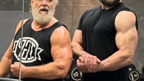 Russell Crowe & Drew McIntyre Tease Epic New Fantasy Movie With Intense Gym Photo