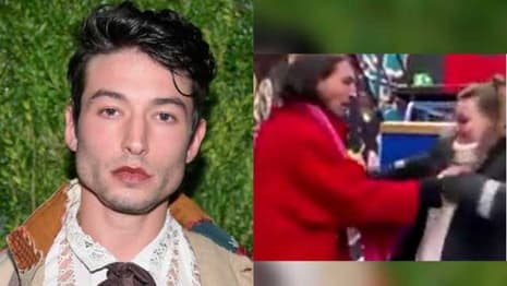Shocking Footage Of JUSTICE LEAGUE's Ezra Miller Choking A Fan & Dragging Her To The Ground Emerges