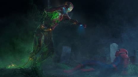 SPIDER-MAN: FAR FROM HOME Concept Art Reveals Terrifying Alternate Takes On The Zombie Iron Man