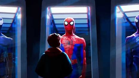 SPIDER-MAN: INTO THE SPIDER-VERSE Concept Art Reveals Full List Of Alternate Suits In Spidey's Lair