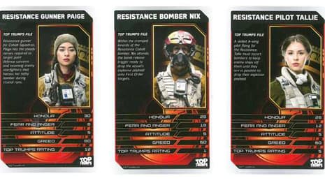 STAR WARS: THE LAST JEDI Card Game Reveals New Details About Three Debuting Resistance Pilots