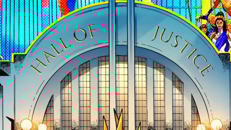 SUPERMAN Promo Art Confirms That The Justice League's Hall Of Justice HQ Will Feature