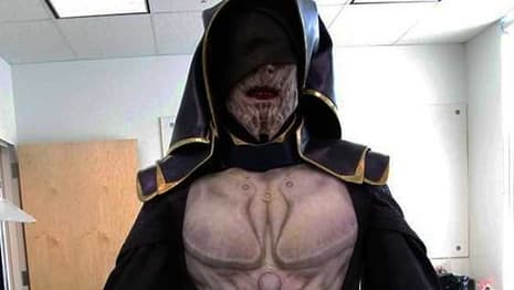 THE AVENGERS: New Behind The Scenes Photos Reveal How Alexis Denisof Was Transformed Into The Other