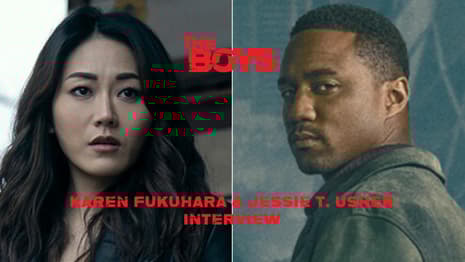 THE BOYS Stars Karen Fukuhara & Jessie T. Usher On Kimiko's New Voice & A-Train's DOFP Moment (Exclusive)