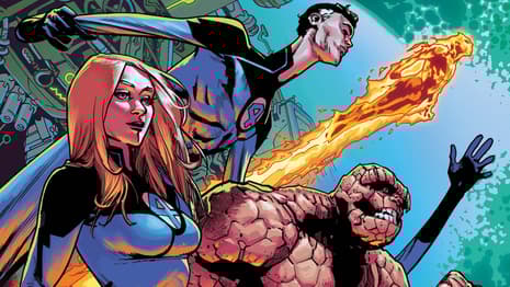 THE FANTASTIC FOUR: FIRST STEPS Set Video Offers Closer Look At Statue Celebrating Marvel's First Family