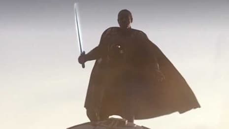THE MANDALORIAN Promo Art Shows Giancarlo Esposito's Moff Gideon Wielding The Darksaber