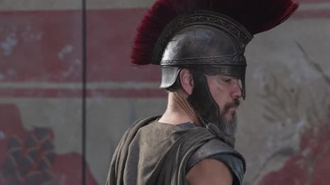 THE ODYSSEY Set Photo Reveals New Look At Matt Damon In Full Armor As Greek Hero Odysseus