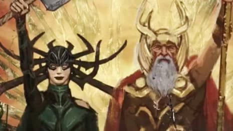 THOR: LOVE AND THUNDER - Sam Neill Shares Behind-The-Scenes Look At Odin And Hela