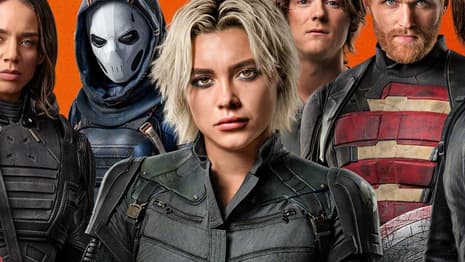 THUNDERBOLTS*: Florence Pugh's Yelena Belova Watches Over Lewis Pullman's Useless Bob In New Still