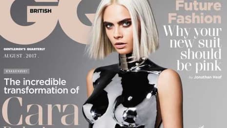 VALERIAN And SUICIDE SQUAD Star Cara Delevingne Channels BARBARELLA For A Sexy Sci-Fi GQ Photoshoot