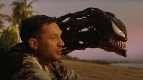 VENOM 3 Star Tom Hardy Confirms Production Has Resumed With Set Photo Featuring SPIDER-MAN: NO WAY HOME Link