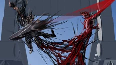 VENOM Concept Art Reveals Some Alternate Takes On The Symbiote, A Deleted Scene, And The Epic Final Battle