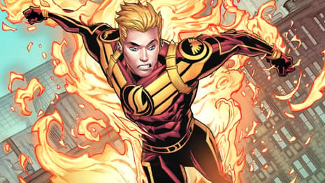 VisionQuest D23 Display Reveals First Look At A Mysterious Fiery Figure - Is This Jim Hammond?