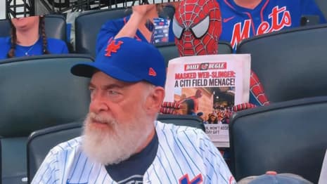 Watch J.K. Simmons Get Menaced By Spider-Man While Attending A New York Mets Game