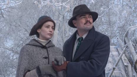 WHAT HAPPENS AT NIGHT First Look Reveals Mustachioed Leonardo DiCaprio & Ailing Jennifer Lawrence