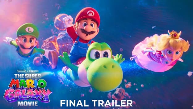THE SUPER MARIO GALAXY MOVIE Final Trailer Released As Donald Glover Joins Cast As Yoshi