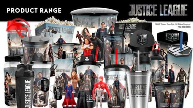 JUSTICE LEAGUE Theater Merchandise Images Provide New Looks At Superman, Batman And The Rest Of The Team