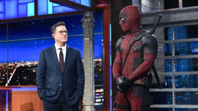 DEADPOOL Interrupts THE LATE SHOW To Take Over Stephen Colbert’s Monologue