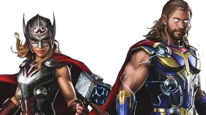 THOR: LOVE AND THUNDER Promo Art Gives Us Our Best Look Yet At Natalie Portman's Mighty Thor