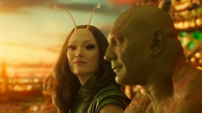 THE GUARDIANS OF THE GALAXY HOLIDAY SPECIAL Set Photos Show Drax And Mantis Exploring Hollywood Boulevard