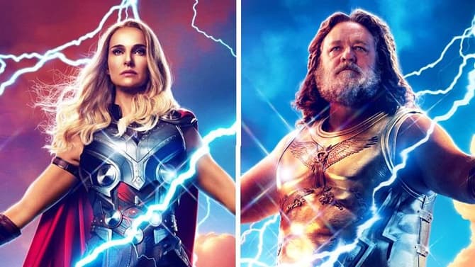 THOR: LOVE AND THUNDER Character Posters Feature Gods, Goats, And Christian Bale's God Butcher