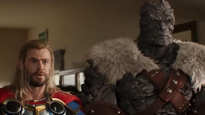 THOR: LOVE AND THUNDER First Clip Sees The Odinson And Korg Reminisce About Jodie Jane Foster