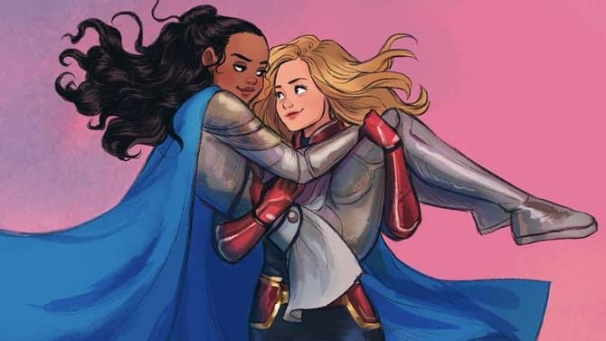 THOR: LOVE AND THUNDER Star Tessa Thompson Responds To Possible Valkyrie  Romance With Captain Marvel