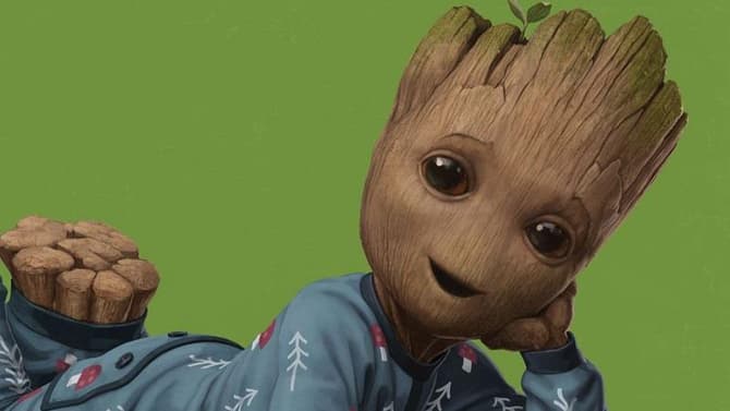 I AM GROOT Promo Art Gives Baby Groot A Fun New Hairstyle And Some Unbelievably Adorable Pyjamas