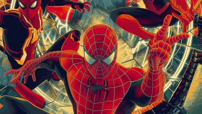 SPIDER-MAN: NO WAY HOME - Peter One, Two, & Three Swing Into Action On Infinitely Cool Mondo Posters