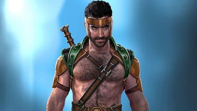 THOR: LOVE AND THUNDER Concept Art Shows TED LASSO Star Brett Goldstein  Suited Up As Hercules