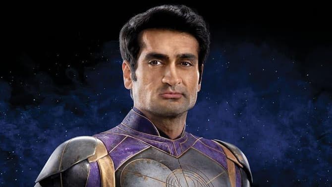ETERNALS Star Kumail Nanjiani Reveals New Details About Alternate Post-Credits Scene With Harry Styles' Eros