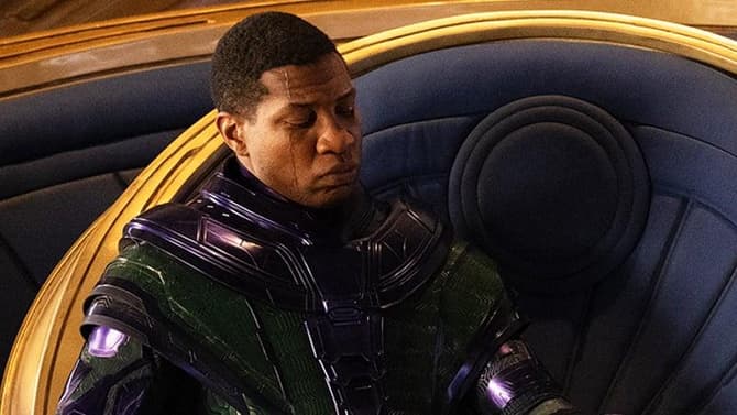 ANT-MAN AND THE WASP: QUANTUMANIA - Kang The Conquerer Sits On His Time Chair Throne In New Photo
