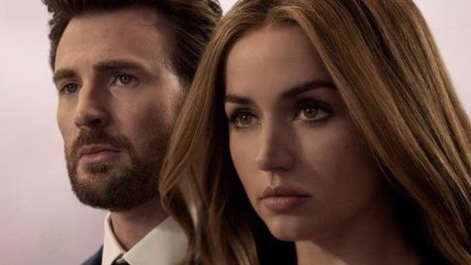 GHOSTED First Look Reunites KNIVES OUT And THE GRAY MAN Stars Chris Evans And Ana De Armas