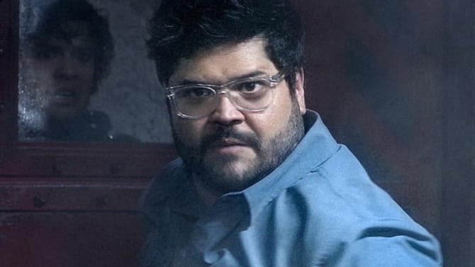 BLUE BEETLE Stills Feature First Look At WHAT WE DO IN THE SHADOWS Star Harvey Guillén's Character