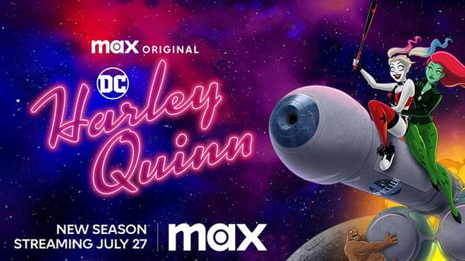 HARLEY QUINN Season 4 Poster Sees The Title Character Blast Off Alongside Some Familiar Friends