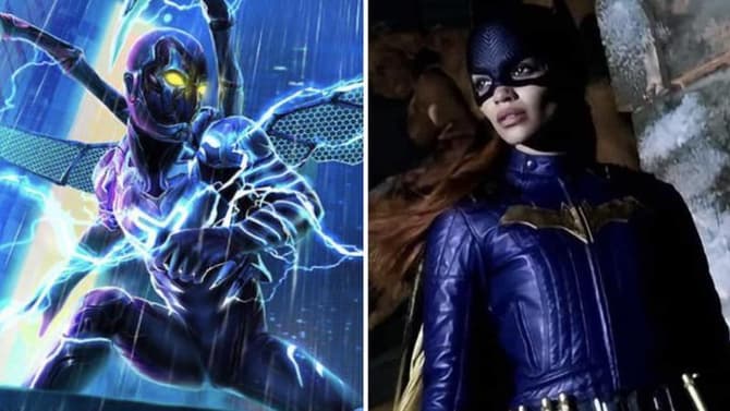 DC Accidentally Promotes Canceled BATGIRL Movie On Standee Promoting BLUE BEETLE