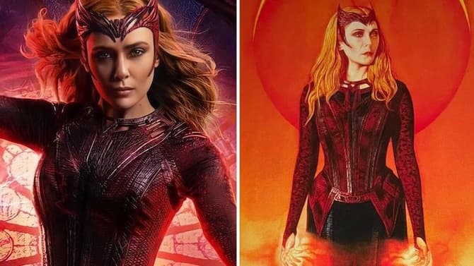 DOCTOR STRANGE IN THE MULTIVERSE OF MADNESS Concept Art Shows Alternate Scarlet Witch Costume & Crown Designs